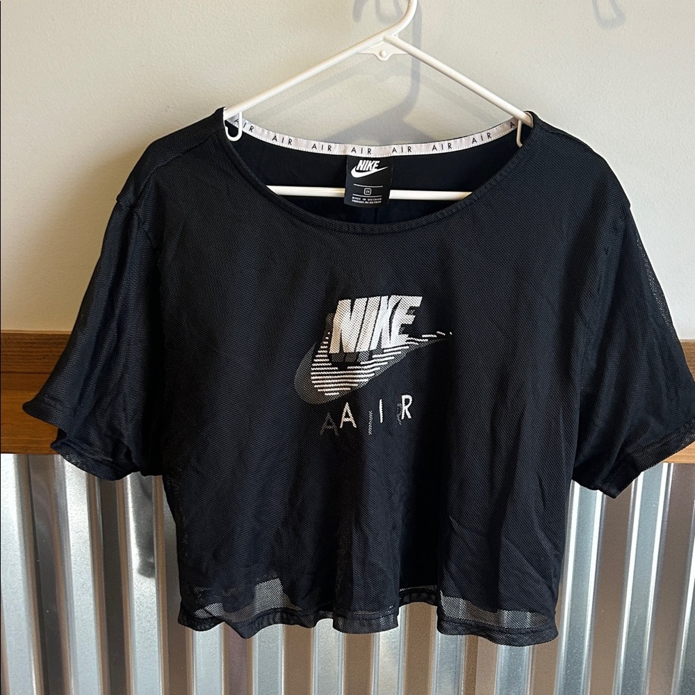 Nike Women's Black Air Crop Top